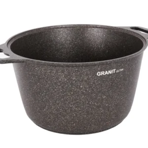 Кастрюля 10л со стекл. крышкой, АП линия "Granit ultra" (Original)