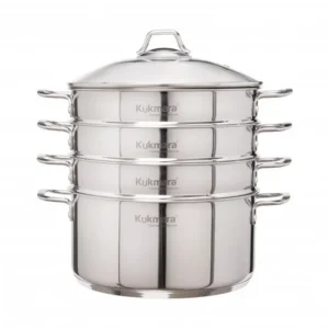 Мантоварка 3-х секционная, диаметром 26см, с кастрюлей 6л