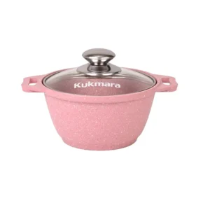 Кастрюля 1л со стеклянной крышкой,АП линия "Trendy style" (rose)