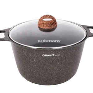 Кастрюля 8л со стекл. крышкой, АП линия "Granit ultra" (Original)