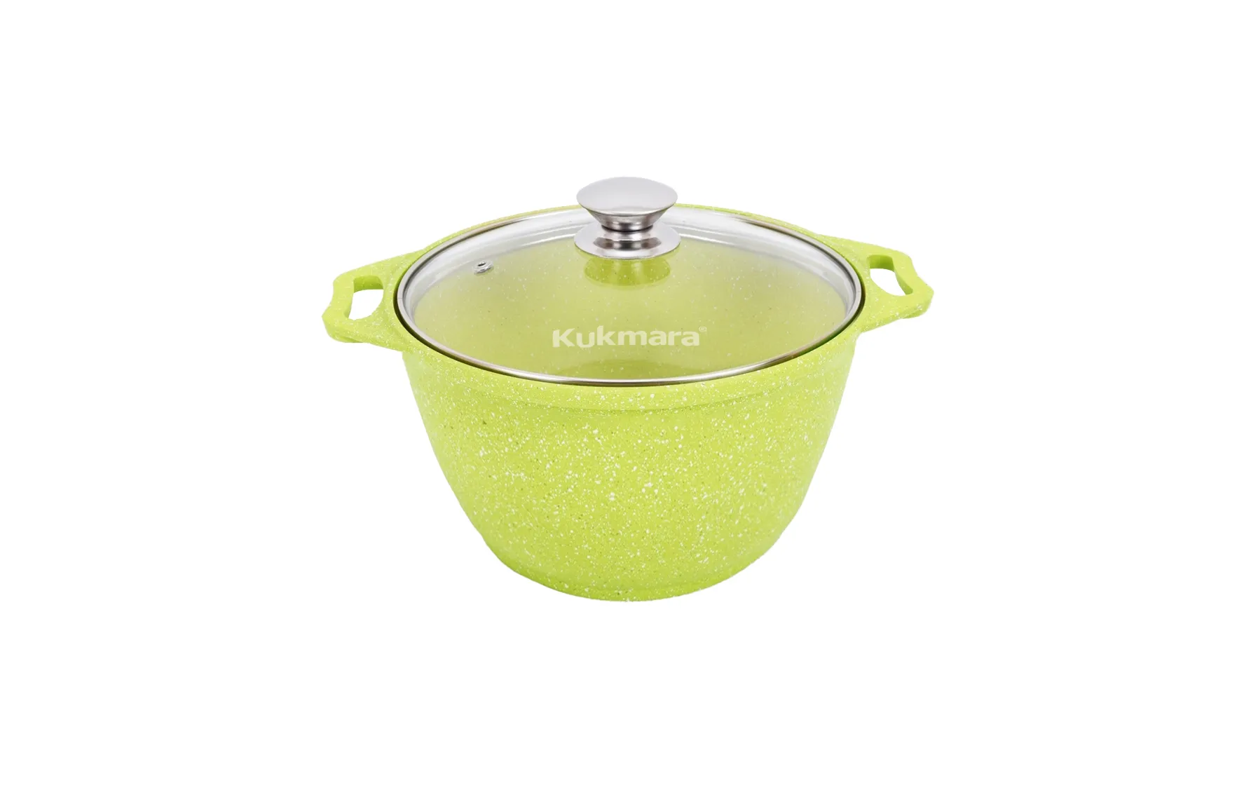 Кастрюля 4л со стеклянной крышкой, АП линия "Trendy style" (Lime)