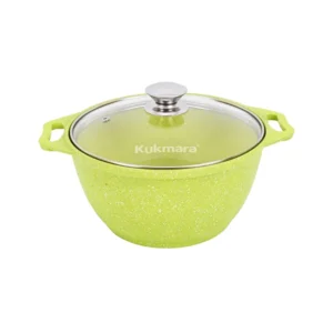 Кастрюля 2л со стеклянной крышкой, АП линия "Trendy style" (Lime)