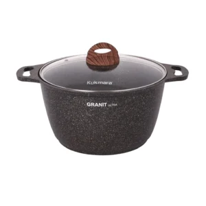 Кастрюля 6л со стекл. крышкой, АП линия "Granit ultra" (Original)