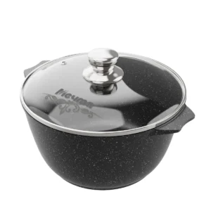 Мечта Кастрюля black мечта, Литой алюминий, Стекло, 5 л
