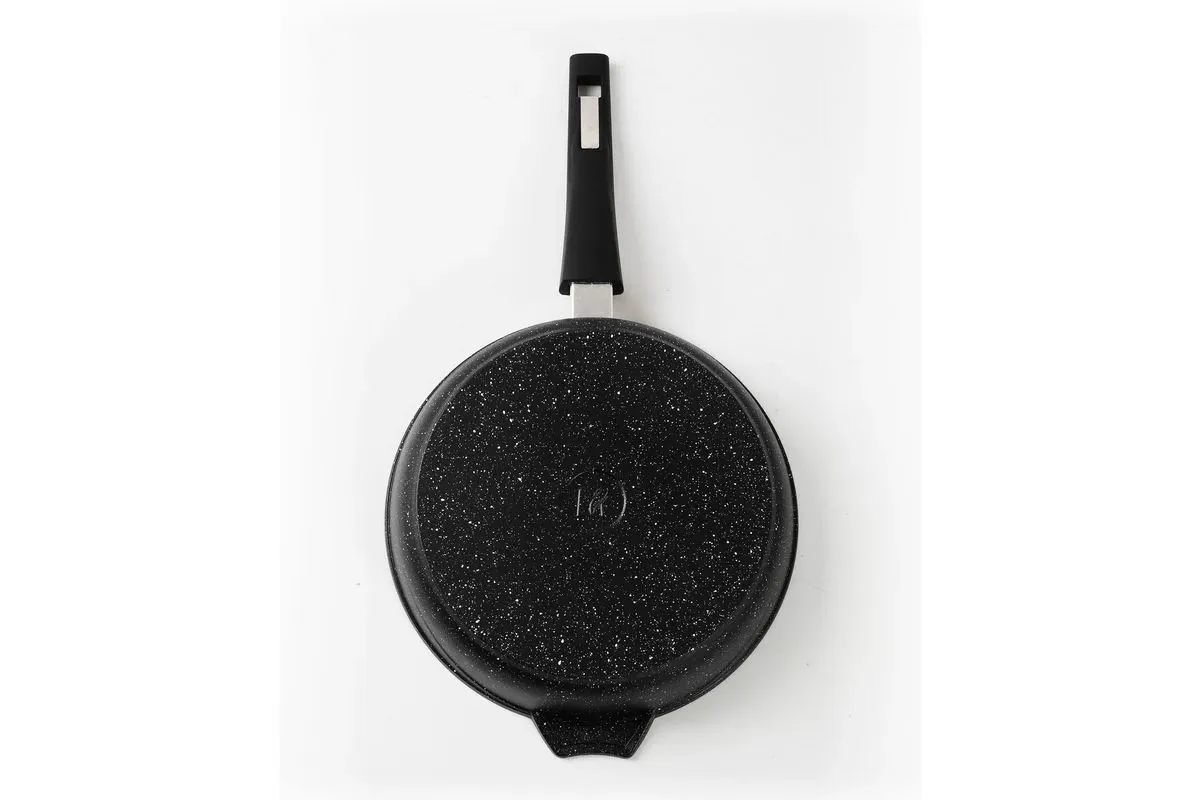 Сковорода 24 см МЕЧТА С024802 АП Гранит black со съемной ручкой и стеклянной крышкой — изображение 7