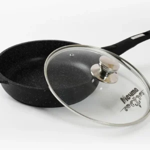 Сковорода 28 см МЕЧТА С028802 АП Гранит black со съемной ручкой и стеклянной крышкой