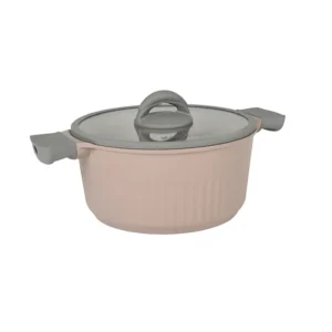 Кастрюля 3,2л со стеклянной крышкой, АП линия "Stella" (cappuccino)