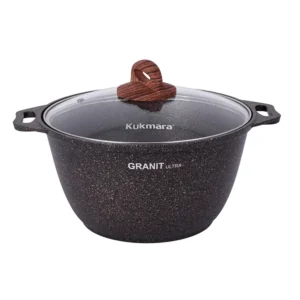 Кастрюля 4л со стекл. крышкой, АП линия "Granit ultra" (Original)