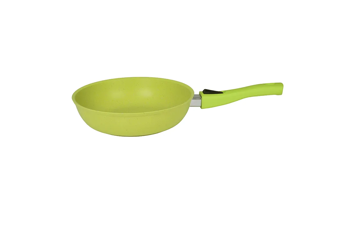 Сковорода 24 см со съемной ручкой, АП линия "Trendy style" (Lime)