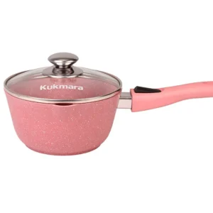 Ковш 1,5л с носиком,со съемной ручкой, стекл. крышкой, АП линия "Trendy style" (rose)