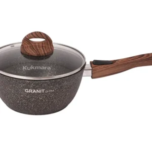 Ковш 2,2л с антипригарным покрытием, со съемной ручкой, ст. крышкой, линия «Granit Ultra» (Original)